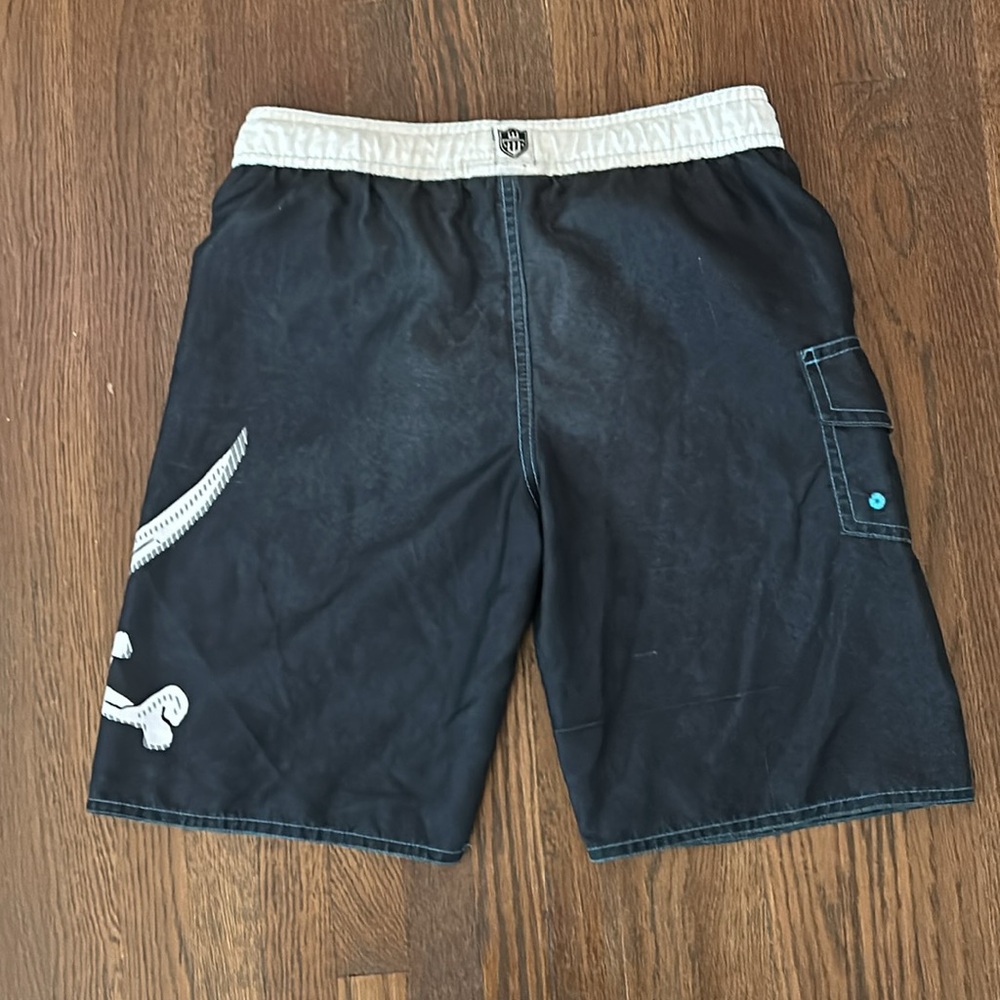 Boys Wes & Willy Pirate Swim Suit / Swim Trunks Size 4 / GUC - Picture 4 of 4